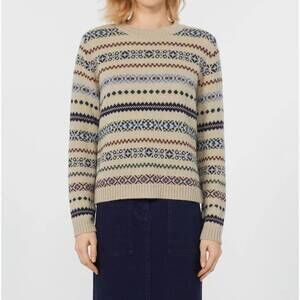 NEW WEEKEND MAX MARA quirite sweater in ecru